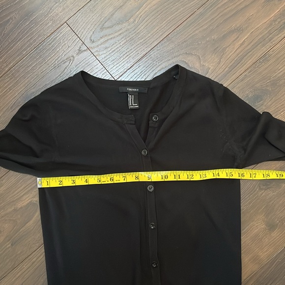Forever 21 Black Cardigan - Picture 8 of 9